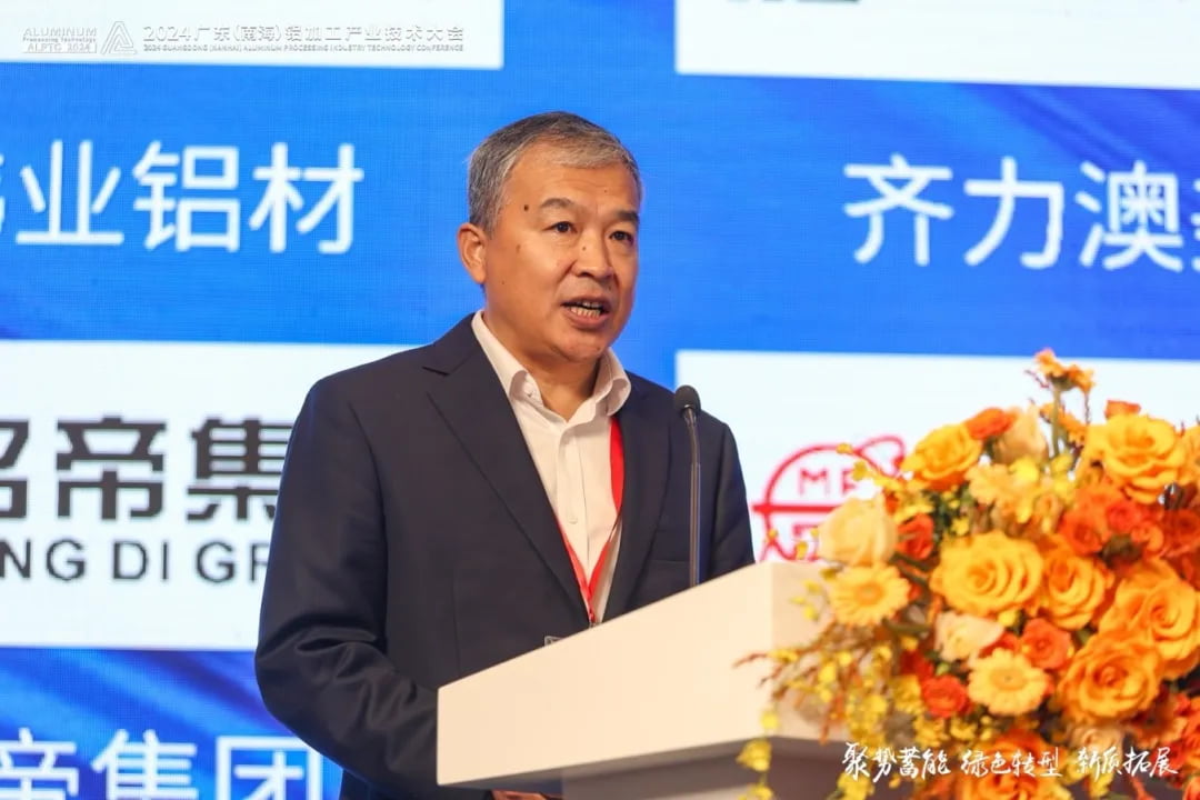 Jin Haiming, Secretary General of China Nonferrous Metals Processing Industry Association, delivered a speech