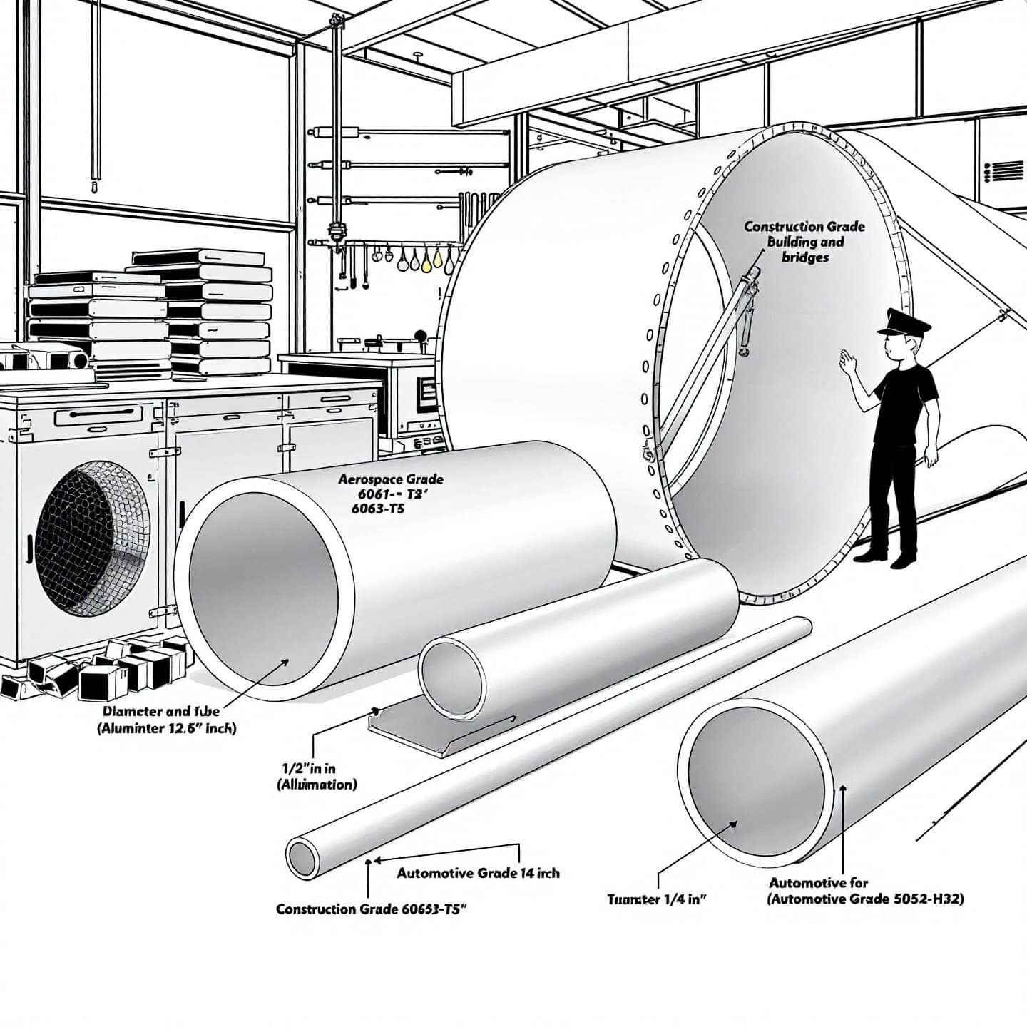 Explorando la versatilidad de los tubos de aluminio: tamaños, aplicaciones y personalización