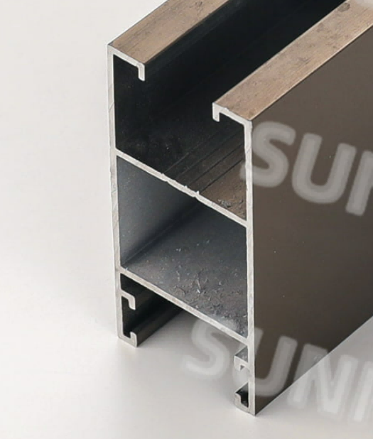 Champagne anodized aluminum profiles iamge
