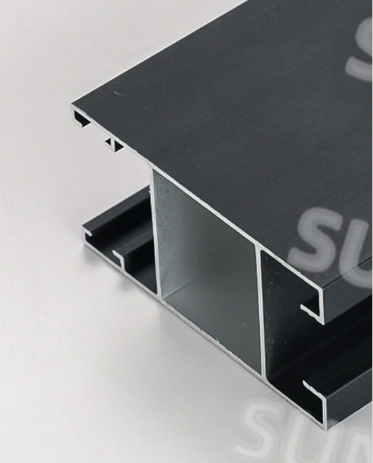 Black Anodized Aluminum Extrusion Profiles image