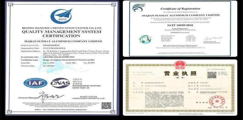 sunmay Certifications & Quality Assurance image