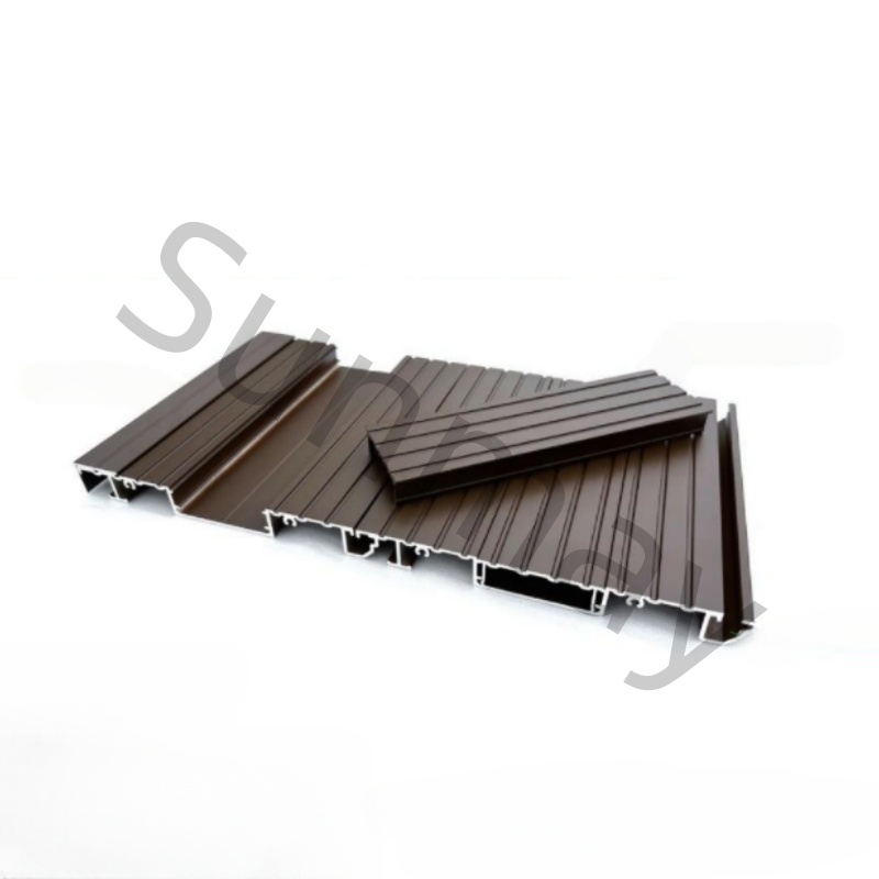 Premium aluminium decking boards installed on a modern outdoor terrace, showcasing durability and sleek design.