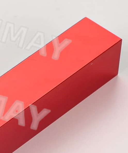 polished aluminium tube