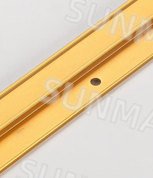 gold anodized aluminum